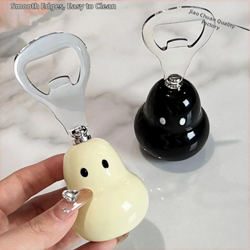 Ανοιχτήρι μπουκαλιών Pear Smiley Κεραμικό φορητό ανοιχτήρι Χαριτωμένο ανοιχτήρι μπουκαλιών κρασιού Μπουκάλι μπύρας