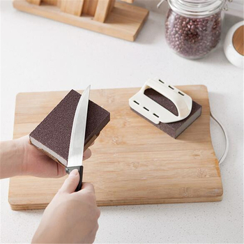 Σφουγγάρι σμύριδας με λαβή μαγικό τρίψιμο πάτου κατσαρόλας κουζίνας καθαρισμός ισχυρής βρωμιάς αφαίρεσης σκουριάς βούρτσα τεχνούργημα κατσαρόλας