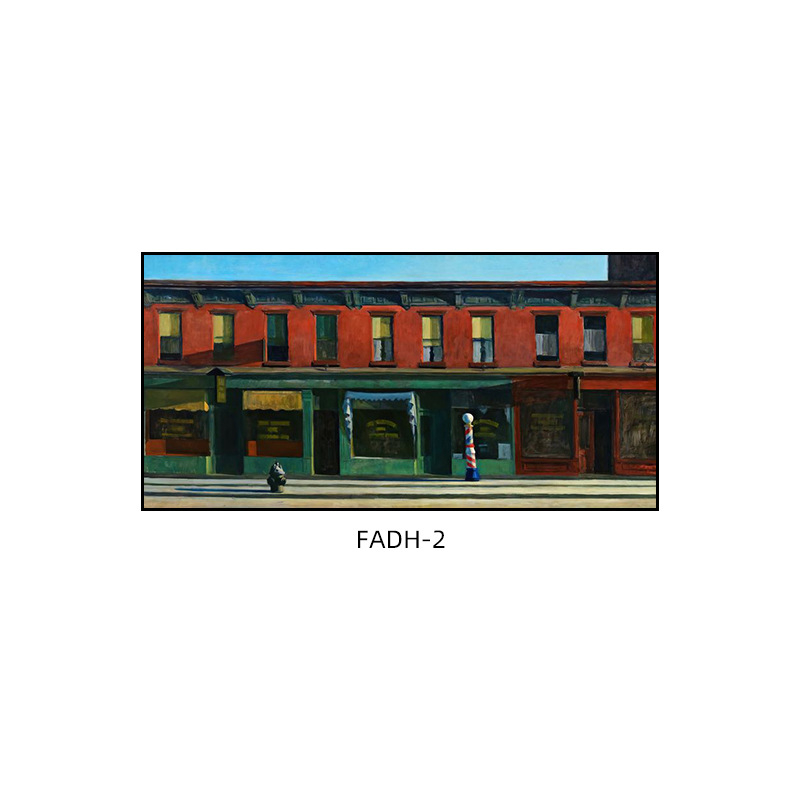 Edward Hope`i Ööreisija Dekoratiivmaal Baari taust Seinale riputatav maal Nighthawk Art Õlimaal Elutoa Vintage Murals