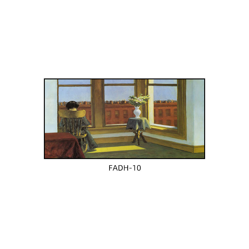 Edward Hope`i Ööreisija Dekoratiivmaal Baari taust Seinale riputatav maal Nighthawk Art Õlimaal Elutoa Vintage Murals