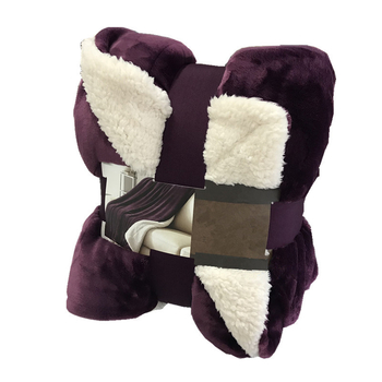 Κουβέρτα Lambswool, Χειμερινή Μονή Φανελένια Κουβέρτα από Κοραλί Φλις, Διπλής Επίστρωσης με Πάχος για Ζεστασιά