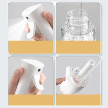 Nagų įrankiai aukšto slėgio vientisos spalvos nepertraukiamo purškimo buteliukas didelio tankio drėkinamasis makiažo purškimo buteliukas skiedimui smulkus rūkas itin smulkus purškimas