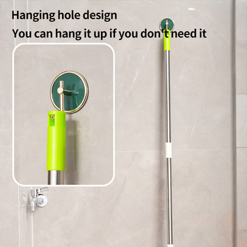 Διασυνοριακή σφουγγαρίστρα temu Lazy Flat Mop Μεγάλη, Μεταβλητή, Υγρή και Ξηρή Σφουγγαρίστρα Chenille με Ράβδο Στεγανοποίησης Διπλής Χρήσης