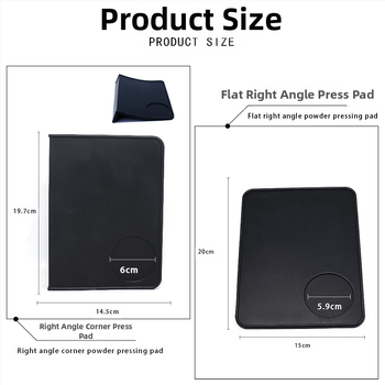 Itaalia baari kohvimasina puudrimatt silikoonist libisemiskindel lameda nurgaga puudrivasara hoiupadi riidest puudrimatt