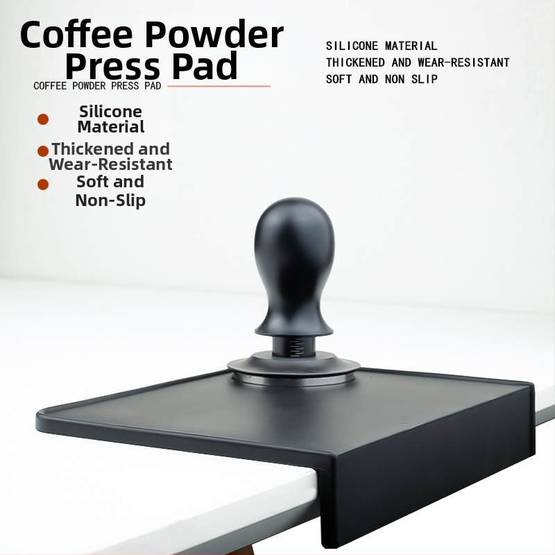 Itaalia baari kohvimasina puudrimatt silikoonist libisemiskindel lameda nurgaga puudrivasara hoiupadi riidest puudrimatt