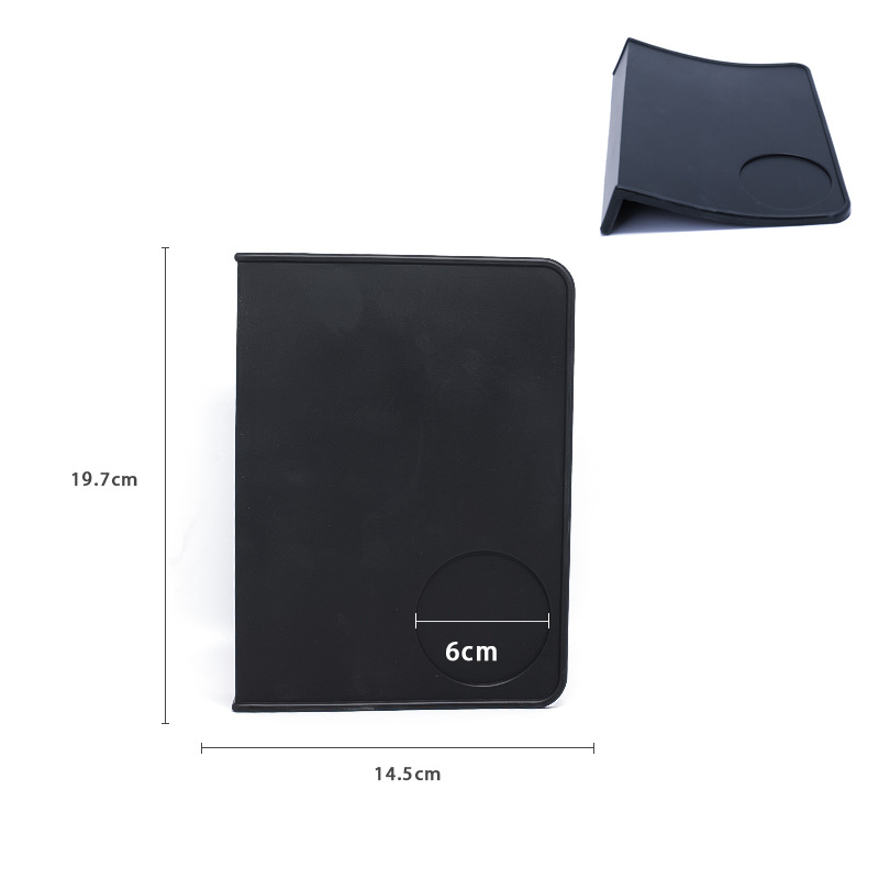 Itaalia baari kohvimasina puudrimatt silikoonist libisemiskindel lameda nurgaga puudrivasara hoiupadi riidest puudrimatt