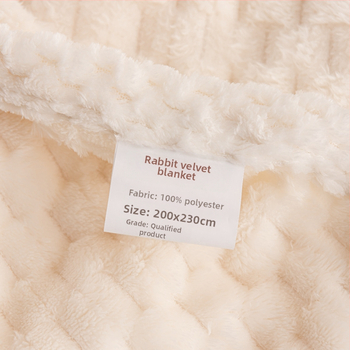 Κουβέρτα καναπέ-υπνάκι Coral Velvet Κάλυμμα σάλι γραφείου Κουβέρτα πολυλειτουργική με βελούδο και κουνέλι