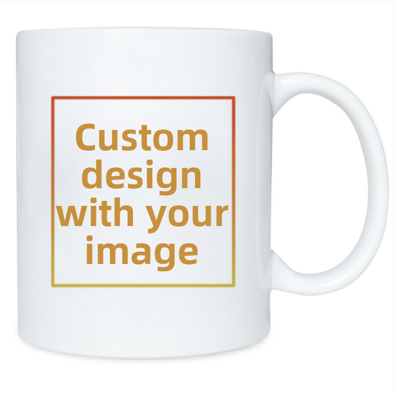 2024 Трансгранична нова личностна чаша за домашен чай, прости вдъхновяващи цитати, интересна керамична чаша за кафе с термотрансфер