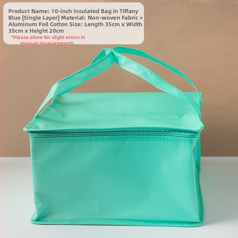 Τσάντα μόνωσης κέικ, ειδική τσάντα ψύξης για πακέτο, τσάντα χειρός, τσάντα παράδοσης από παχύρρευστο μη υφασμένο αλουμινόχαρτο, μικρή και μεγάλη συσκευασία