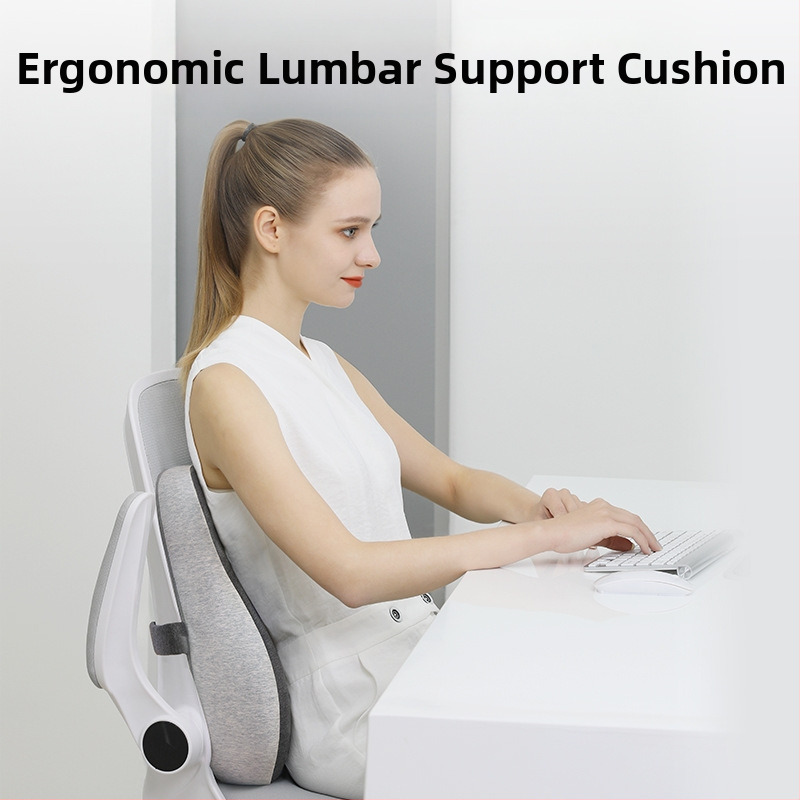 Възглавница за лумбална опора за кола, възглавница за облегалка за офис стол, възглавница за облегалка за заседнал лумбален стол, възглавница за лумбална опора за седалка