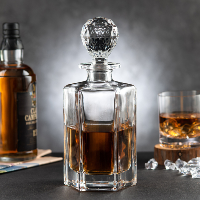 Amazoni piiriülene kristallklaasist viskiveinipudel, veinipudel, veinidekanter, veinipudel, veiniklaaside komplekt