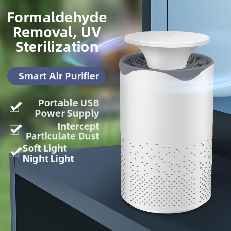 Nová domáca čistička vzduchu typu dva v jednom pre vnútorné stolové počítače, ako aj pre formaldehyd a pre dym, ako aj pre cezhraničnú čističku stolových lámp