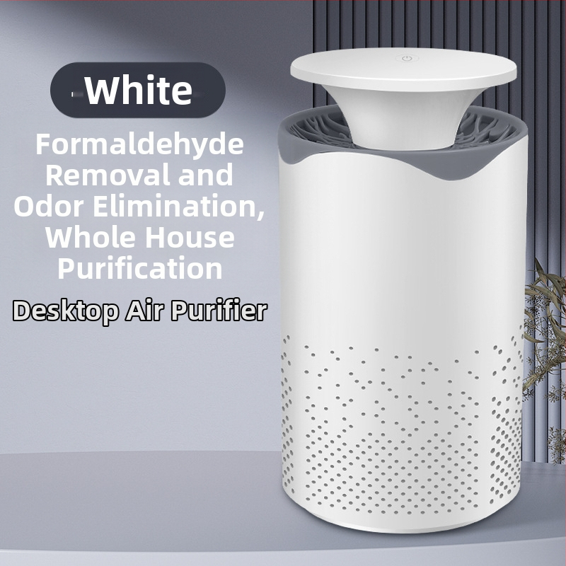 Uus kodumajapidamises kasutatav kahe-ühes õhupuhasti siseruumides kasutamiseks lisaks formaldehüüdi ja suitsu piiriülesele laualambi puhastajale