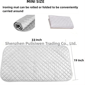 Οικιακό χαλάκι σιδερώματος με επικάλυψη ασημιού, πτυσσόμενο φορητό χαλάκι σιδερώματος ανθεκτικό σε υψηλές θερμοκρασίες, φαρδύ χαλάκι εναλλακτικής θέρμανσης, ανθεκτικό στη θερμότητα χαλάκι