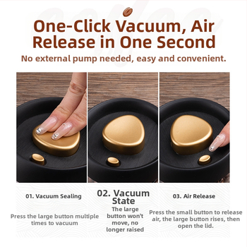 Kavos pupelių laikymo indas maistiniam stikliniam buteliui grūdų laikymo indas vakuuminiu būdu uždarytas indas