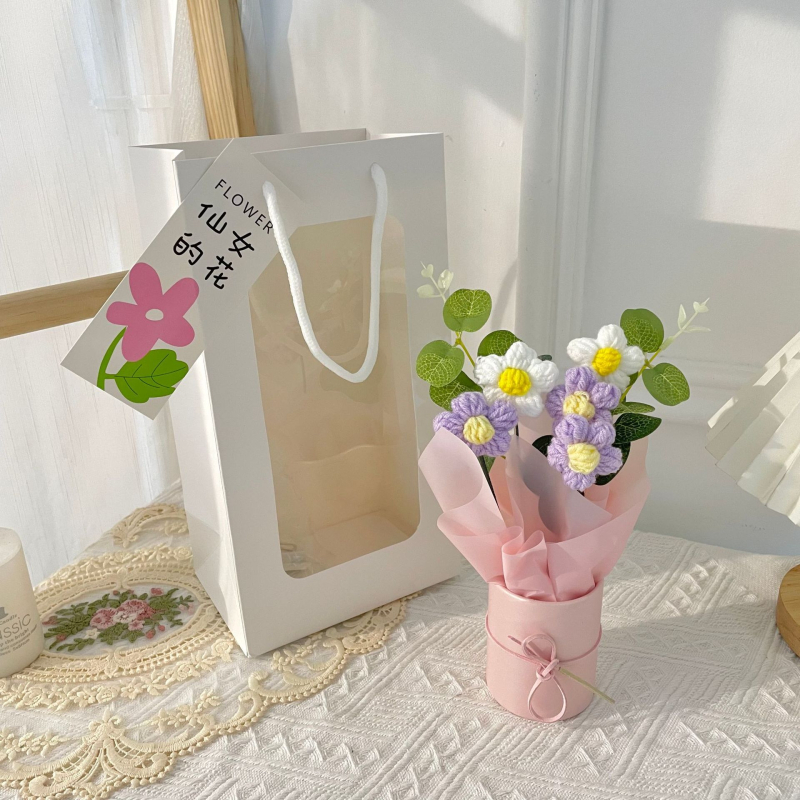 Valentino dienos puokštės, suvenyrai, rudens vidurio šventės dovanos, vilnoniai megzti gaminiai, mokytojo dienos dovanos, rožės