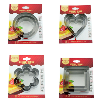 Διασυνοριακό εργαλείο ψησίματος καλουπιών λαζάνια με τυρί και μους από ανοξείδωτο ατσάλι, τηλεσκοπικό στρογγυλό εργαλείο ψησίματος καλουπιών κέικ