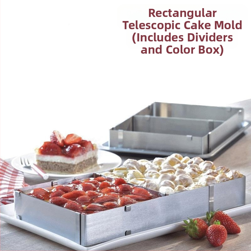 Határokon átnyúló rozsdamentes acél mousse kör sajtos lasagne forma teleszkópos kerek torta kör torta forma sütőeszköz