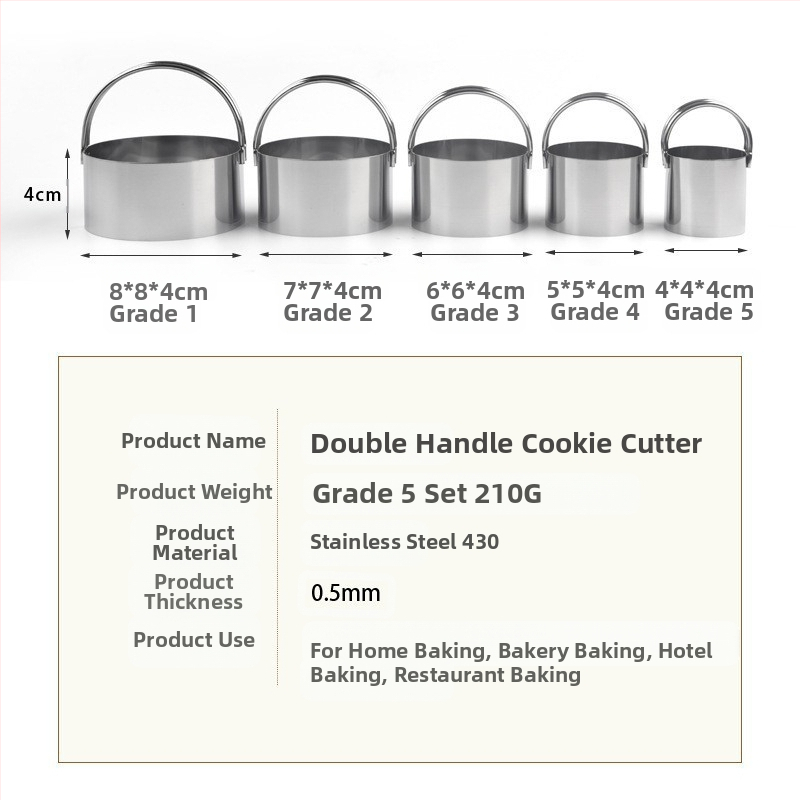 Határokon átnyúló rozsdamentes acél mousse kör sajtos lasagne forma teleszkópos kerek torta kör torta forma sütőeszköz