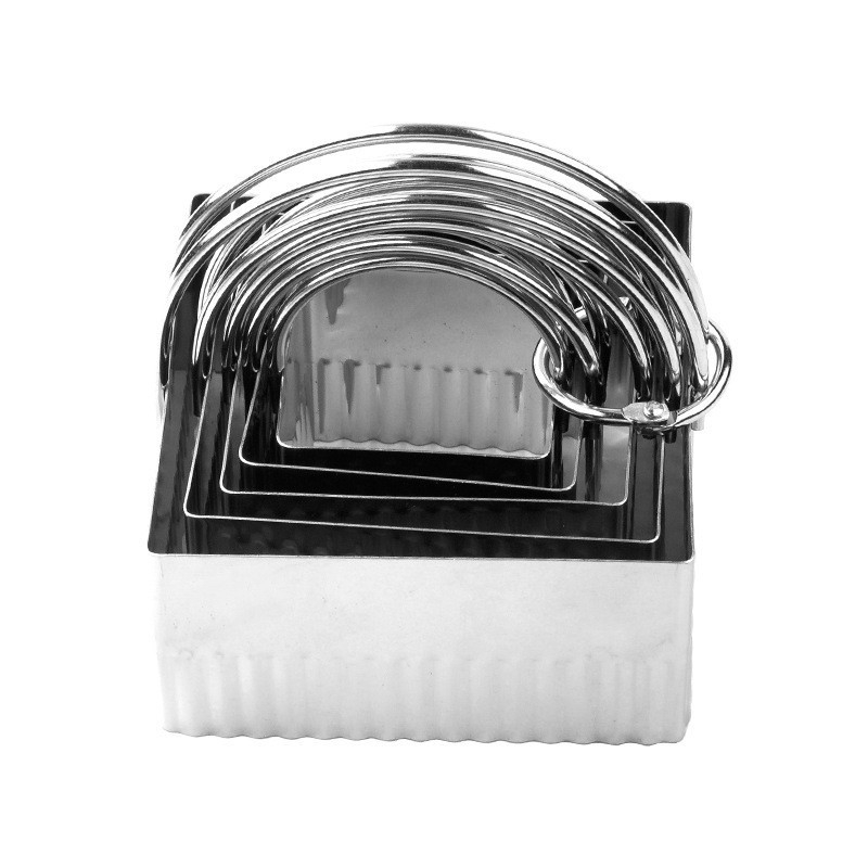 Határokon átnyúló rozsdamentes acél mousse kör sajtos lasagne forma teleszkópos kerek torta kör torta forma sütőeszköz