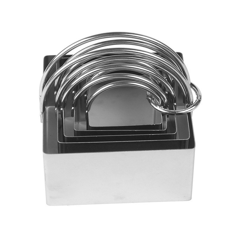 Határokon átnyúló rozsdamentes acél mousse kör sajtos lasagne forma teleszkópos kerek torta kör torta forma sütőeszköz
