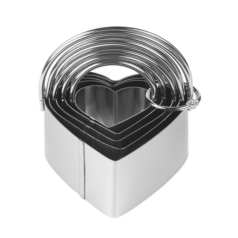 Határokon átnyúló rozsdamentes acél mousse kör sajtos lasagne forma teleszkópos kerek torta kör torta forma sütőeszköz