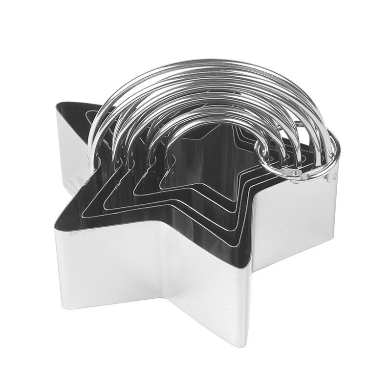 Határokon átnyúló rozsdamentes acél mousse kör sajtos lasagne forma teleszkópos kerek torta kör torta forma sütőeszköz