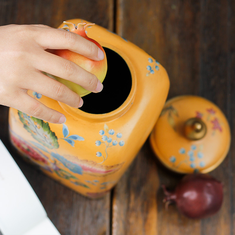 Ameerika keraamiline säilituspurkide komplekt portselanist säilituspurk kodutarvikud kaunistused teepurk keraamika käsitöö veinikapp