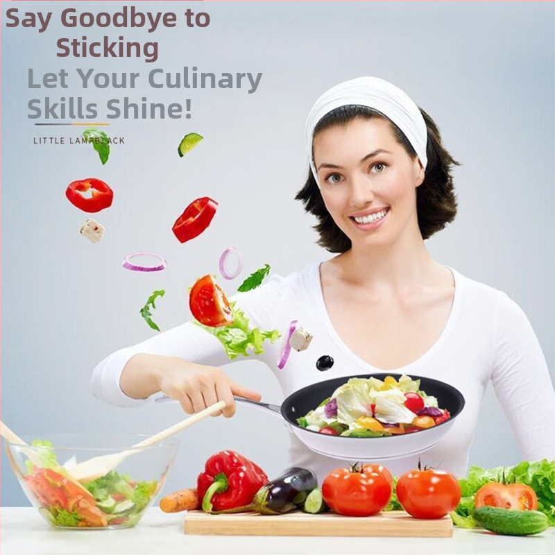 Производител на едро тиган с незалепващо покритие домашен тиган подарък индукционна печка универсален 304 неръждаема стомана голям тиган