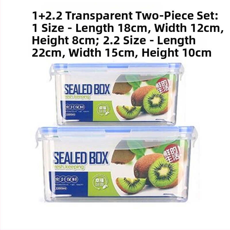 Köögikülmik Ristkülikukujuline säilituskarp Mikrolaineahi Kuumuskindel Plastist Lõunakarp Toidu Lõunakarp Puuviljade hoiustamine Suletud karp