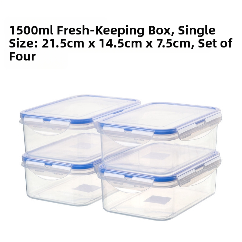 Köögikülmik Ristkülikukujuline säilituskarp Mikrolaineahi Kuumuskindel Plastist Lõunakarp Toidu Lõunakarp Puuviljade hoiustamine Suletud karp