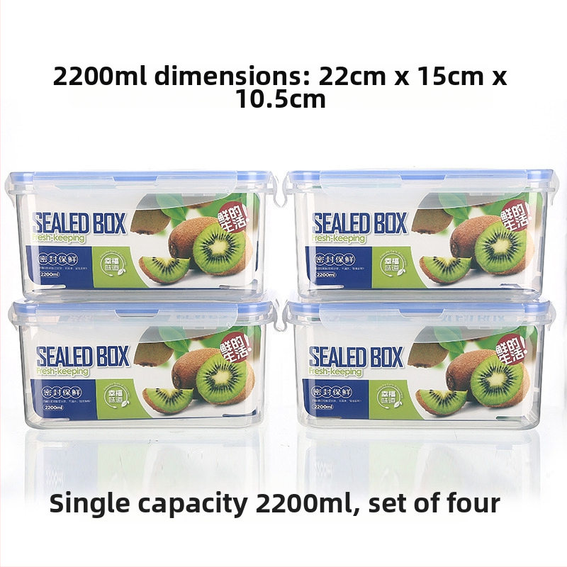 Köögikülmik Ristkülikukujuline säilituskarp Mikrolaineahi Kuumuskindel Plastist Lõunakarp Toidu Lõunakarp Puuviljade hoiustamine Suletud karp