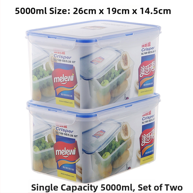 Köögikülmik Ristkülikukujuline säilituskarp Mikrolaineahi Kuumuskindel Plastist Lõunakarp Toidu Lõunakarp Puuviljade hoiustamine Suletud karp