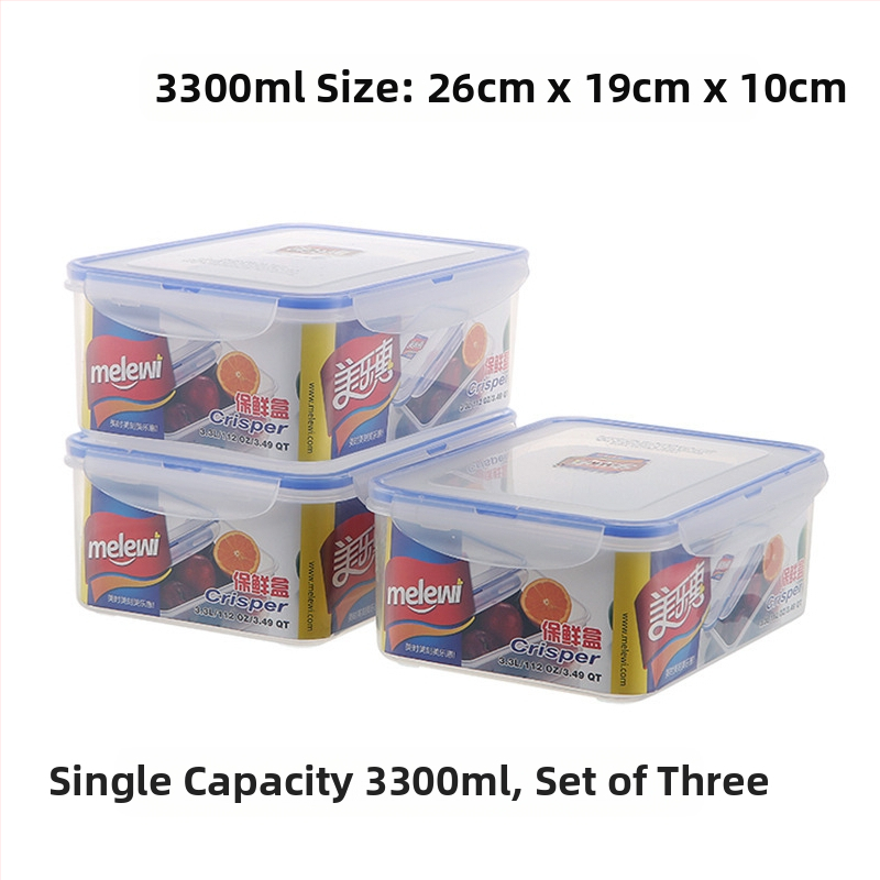 Köögikülmik Ristkülikukujuline säilituskarp Mikrolaineahi Kuumuskindel Plastist Lõunakarp Toidu Lõunakarp Puuviljade hoiustamine Suletud karp