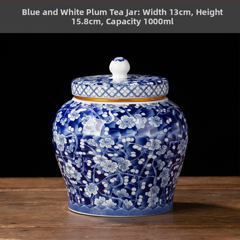 Butikové hliníkové plechovky na čaj, vintage keramické plechovky, domáce uzavreté skladovacie plechovky, vlhkoodolné biele čaje Pu'er, uzavreté plechovky veľkoobchod