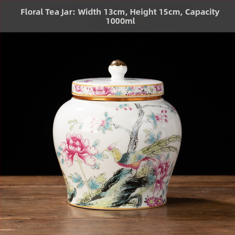 Butikové hliníkové plechovky na čaj, vintage keramické plechovky, domáce uzavreté skladovacie plechovky, vlhkoodolné biele čaje Pu'er, uzavreté plechovky veľkoobchod