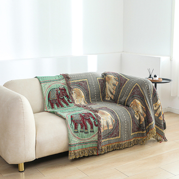 Boheemlaslik diivanirätiku tekk puhtast puuvillast suvine õhuke marlitekk täiskasvanutele mõeldud uinakutega diivanitekk konditsioneeriga tekk