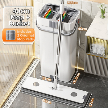 „Jia Helper 2023“ nauja rankomis plaunama plokščia šluostė, antros kartos „Rainbow Scratch Mop“, buitinė vieno šluostės švari šluostė