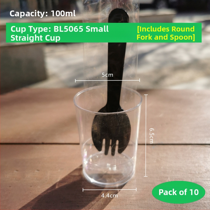 Grynas putėsis Sėlenų pudingas Želė desertinis stalas Kietas plastikinis puodelis Raudonas kūrybingas 100ML Vienkartinis skaidrus