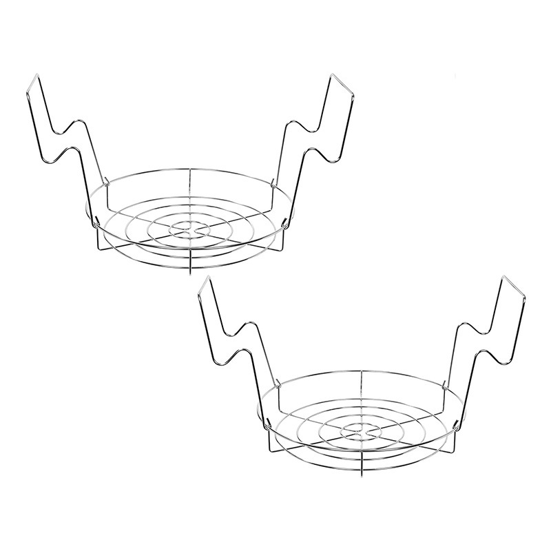 Стойка за консерви от неръждаема стомана Amazon Kitchenware, малка стойка за консерви, щипка за бутилки, стойка за съхранение, кошница, щипки за консерви, комплект от 2 части