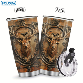 Διασυνοριακό ποτήρι αυτοκινήτου ψεκασμού από ανοξείδωτο χάλυβα 20oz, θερμομόνωση και ποτήρι κρύου μπύρας, φορητό ποτήρι πάγου αυτοκινήτου χονδρικής