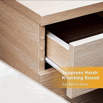 1 leht 100 läbipaistvast isekleepuvast osakesest, mis on kleebitud mööblile, kapile, toolile, jalapadjale, summutav kokkupõrkevastane silikoontihend