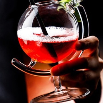 Χονδρική πώληση Μπαρ Διαδίκτυο Celebrity Globe Κύπελλο κοκτέιλ Εξατομικευμένο Western Εστιατόριο Κύπελλο κρασιού Δημιουργικό κοκτέιλ Κύπελλο κρύου ποτού