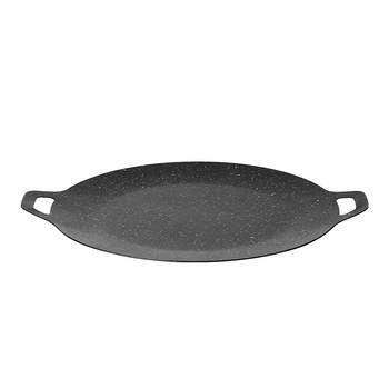 Ümmargune välistingimustes kasutatav küpsetusplaat Korea stiilis grillimisplaat Kassettahju grillimisplaat Teppanyaki majapidamises kasutatav Maifan kivist mittenakkuva praepanniga