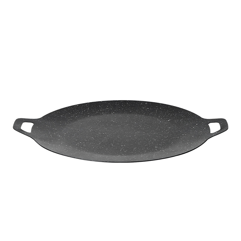 Ümmargune välistingimustes kasutatav küpsetusplaat Korea stiilis grillimisplaat Kassettahju grillimisplaat Teppanyaki majapidamises kasutatav Maifan kivist mittenakkuva praepanniga