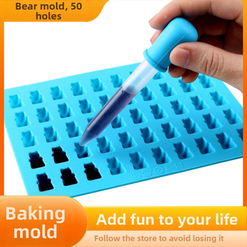 Καλούπι Σιλικόνης Creative Καλούπι Αρκουδάκι 50 Τρυπών Καλούπι Σιλικόνης Σοκολάτας Καλούπι Σιλικόνης για Ζελεδάκια, Καλούπι Σιλικόνης για Μπισκότα