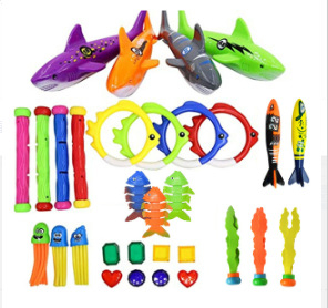 Határokon átnyúló nyári búvárjáték gyerekeknek úszómedence vízijáték sznorkelezés torpedó búvárbot drágakő kombinációs készlet