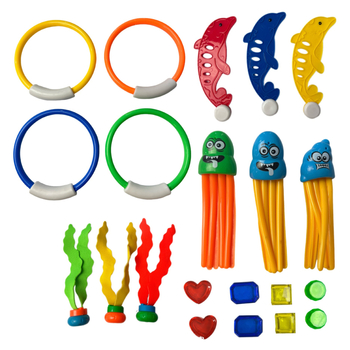 Παιδικό παιχνίδι κατάδυσης Cross Border για το καλοκαίρι, παιχνίδι νερού πισίνας, κολύμβηση με αναπνευστήρα, τορπίλη, μπαστούνι κατάδυσης, σετ συνδυασμού πολύτιμων λίθων