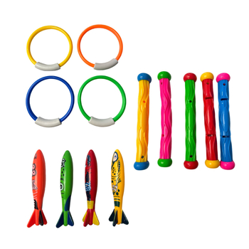 Παιδικό παιχνίδι κατάδυσης Cross Border για το καλοκαίρι, παιχνίδι νερού πισίνας, κολύμβηση με αναπνευστήρα, τορπίλη, μπαστούνι κατάδυσης, σετ συνδυασμού πολύτιμων λίθων