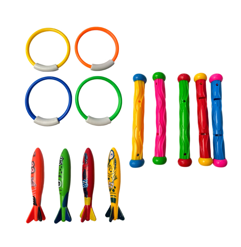 Határokon átnyúló nyári búvárjáték gyerekeknek úszómedence vízijáték sznorkelezés torpedó búvárbot drágakő kombinációs készlet